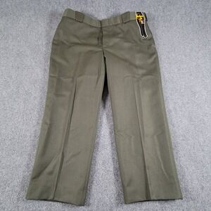 Flying Cross Uniform Pants Womens 22R Fashion Fit Green LASO Approved Wool Blend